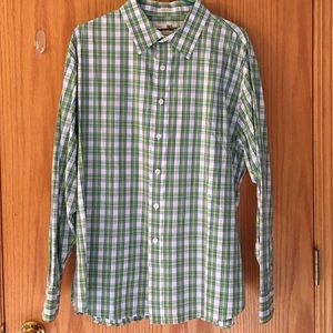 BKE mens plaid dress shirt from the Buckle XL